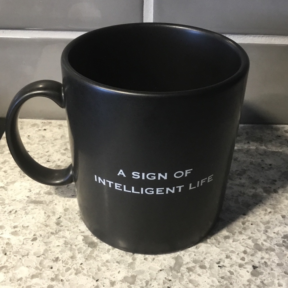 GIVENCHY Paris PI A Sign Of Intelligent Life Oversize Mug aprox 20 oz